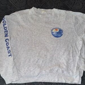 john galt brandy melville golden coast waffle crewneck